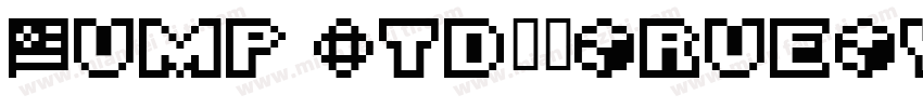 Pump Std常规TrueType字体转换